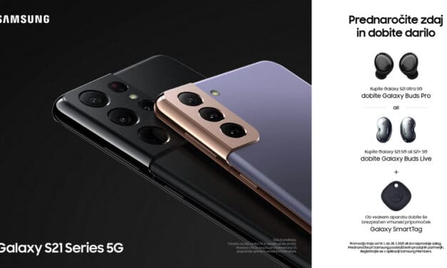 Prednaročite SAMSUNG Galaxy S21, S21+, S21 ULTRA 5G IN DOBITE DARILO